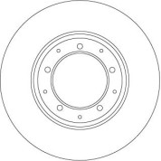 TRW | Bremsscheibe | DF6905