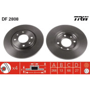 TRW | Bremsscheibe | DF2808