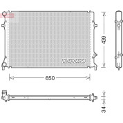 Denso | Kühler, Motorkühlung | DRM32042