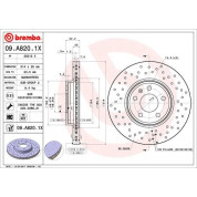 Brembo | Bremsscheibe | 09.A820.1X