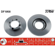 TRW | Bremsscheibe | DF1958