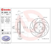 Brembo | Bremsscheibe | 09.8655.1X