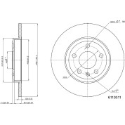 Metzger | Bremsscheibe | 6110311