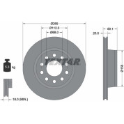 Textar | Bremsscheibe | 92068400