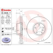 Brembo | Bremsscheibe | 09.B538.11