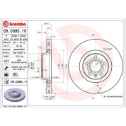 Brembo | Bremsscheibe | 09.C895.11