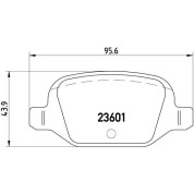 Brembo | Bremsbelagsatz, Scheibenbremse | P 23 064