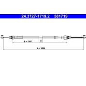 ATE | Seilzug, Feststellbremse | 24.3727-1719.2