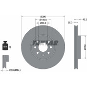 Textar | Bremsscheibe | 92124603