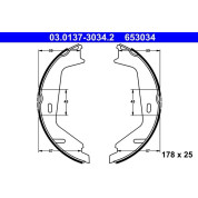 ATE | Bremsbackensatz, Feststellbremse | 03.0137-3034.2