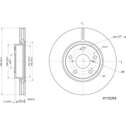 Metzger | Bremsscheibe | 6110264