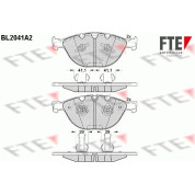 FTE | Bremsbelagsatz, Scheibenbremse | 9010627