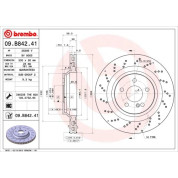 Brembo | Bremsscheibe | 09.B842.41