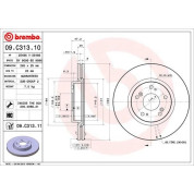 Brembo | Bremsscheibe | 09.C313.11