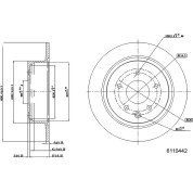 Metzger | Bremsscheibe | 6110442