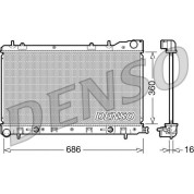 Denso | Kühler, Motorkühlung | DRM36001