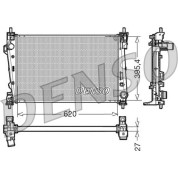 Denso | Kühler, Motorkühlung | DRM01006