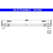 ATE | Bremsschlauch | 24.5170-0426.3