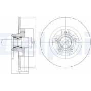 Delphi | Bremsscheibe | BG9113RSC