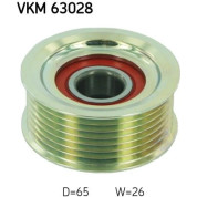 SKF | Umlenk-/Führungsrolle, Keilrippenriemen | VKM 63028