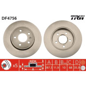 TRW | Bremsscheibe | DF4756