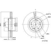 Metzger | Bremsscheibe | 6110706