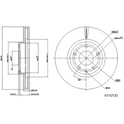 Metzger | Bremsscheibe | 6110730