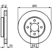 BOSCH | Bremsscheibe | 0 986 478 415