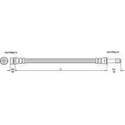 Metzger | Bremsschlauch | 4110231