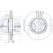 Delphi | Bremsscheibe | BG9783C