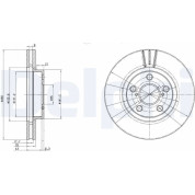 Delphi | Bremsscheibe | BG3347