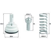 Mahle | Thermostat, Kühlmittel | TX 182 105D