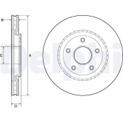 Delphi | Bremsscheibe | BG4759C