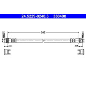 ATE | Bremsschlauch | 24.5229-0240.3