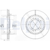 Delphi | Bremsscheibe | BG3821