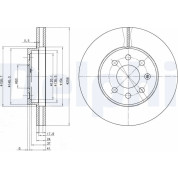 Delphi | Bremsscheibe | BG3334