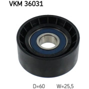 SKF | Umlenk-/Führungsrolle, Keilrippenriemen | VKM 36031