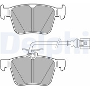 Delphi | Bremsbelagsatz, Scheibenbremse | LP3267