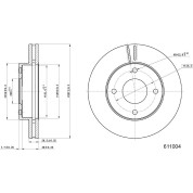 Metzger | Bremsscheibe | 6111004