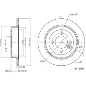 Metzger | Bremsscheibe | 6110105