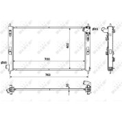 NRF | Kühler, Motorkühlung | 53906