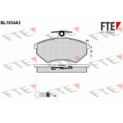 FTE | Bremsbelagsatz, Scheibenbremse | 9010013