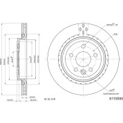 Metzger | Bremsscheibe | 6110590