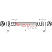 Metzger | Bremsschlauch | 4112336