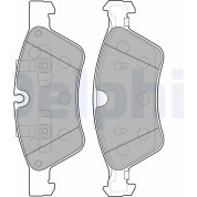 Delphi | Bremsbelagsatz, Scheibenbremse | LP2125