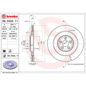 Brembo | Bremsscheibe | 09.D434.11