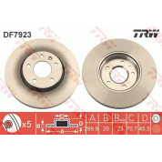 TRW | Bremsscheibe | DF7923