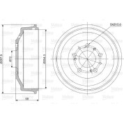 Valeo | Bremstrommel | 237014