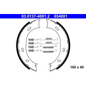 ATE | Bremsbackensatz, Feststellbremse | 03.0137-4001.2