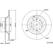 Metzger | Bremsscheibe | 6110136